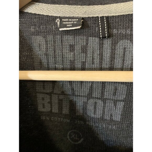 BUFFALO DAVID BITTON Sz XL Gray Long Sleeve Shirt Phys Ed Dept Elite Trainer - Picture 2 of 4